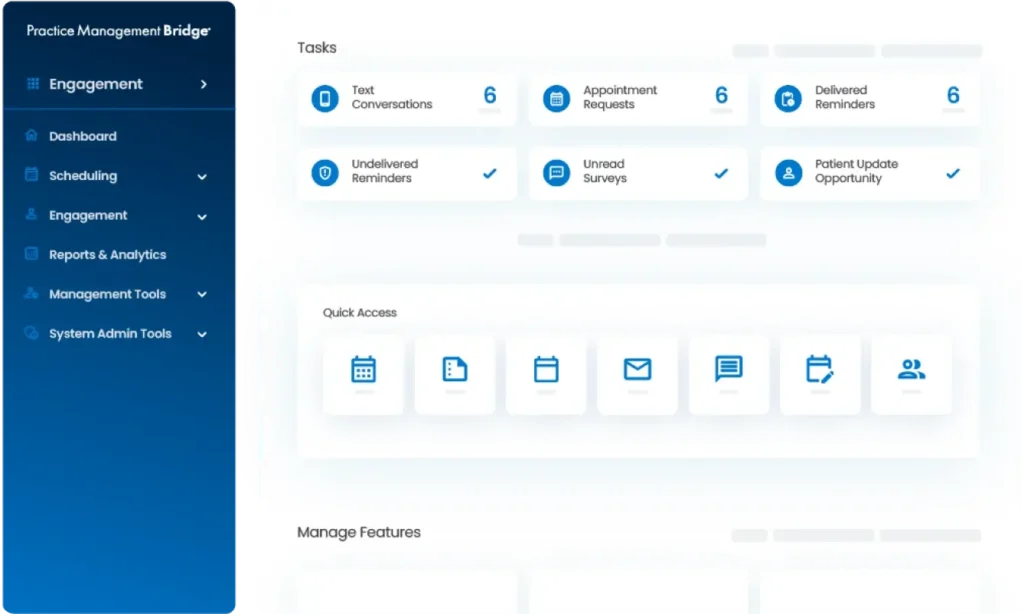 Image of Practice Management Bridge engagement platform software