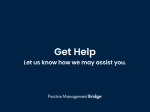 practice management bridge login customer support