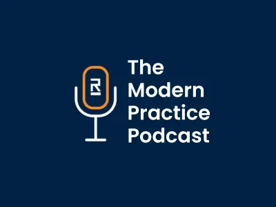 The modern practice podcast logo