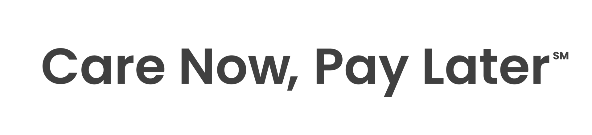Care Now, Pay Later logo