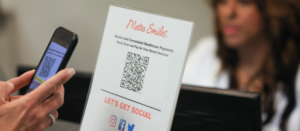 QR code to pay at dental office