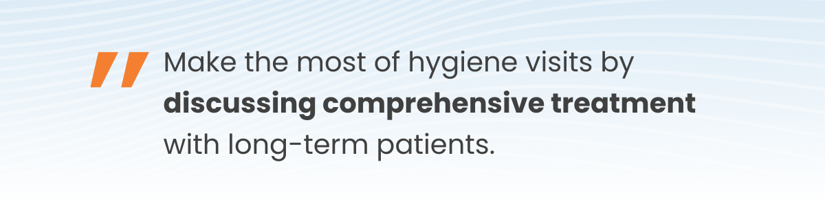 During routine appointments, use “conversion exams,” which are strategic conversations that help uncover patient goals and potential barriers to care.