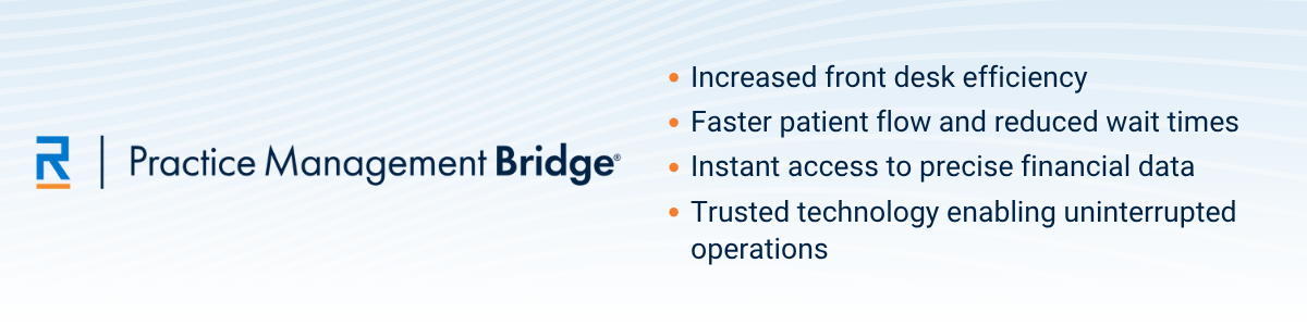 Bridge Payment increased efficiency and patient flow