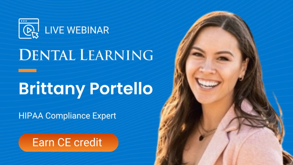 HIPAA webinar host Brittany Portello